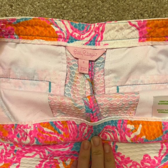 ❤️ Lilly Pulitzer Adie Shorts in Shorley Blue Feeling Tanked - Picture 5 of 8